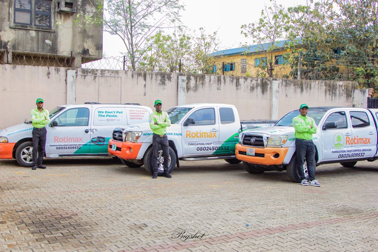 Rotimax technicians and branded service fleet